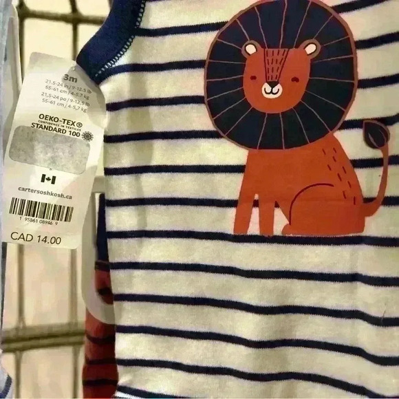 LOT 0-3 Month Boys Summer Carters Set (1) Newborn Boys Summer Set - Picture 4 of 8